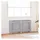 vidaXL Heizkörperabdeckung 2 pcs Grau 205 x 20,5 x 81,5 cm