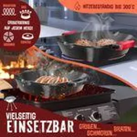 Kesser Gusseisen Grillpfanne 30 cm