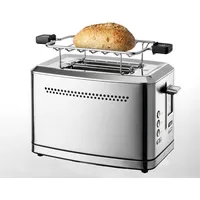 Solis Zwei-Schlitz Toaster, Brötchenaufsatz, Wiedererhitzungsfunktion, Countdown