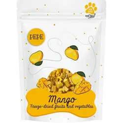 PAKA ZWIERZAKA PEPE Freeze-dried gefriergetrocknete Mangos für Hunde 20 g