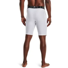 Under Armour Heatgear Compression Long Baselayer-shorts - White / Black - M