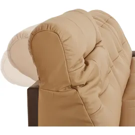 sit&more Eckcouch Kunstleder 2-Sitzer Braun