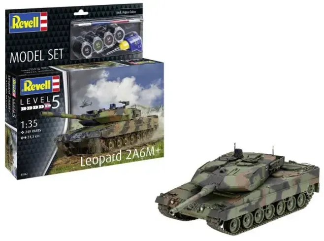 Revell  63342 Model Set 1:35 Leopard 2 A6M+