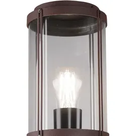 Trio Laterne Aluminium 32,0 cm spritzwassergeschützt E27 rost