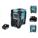 Makita DMR 301 M1 Akku Baustellenradio 12 V max. - 18 V DAB / DAB+ / Bluetooth + 1x Akku 4,0 Ah - Radio