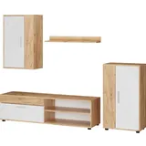 Vicco Wohnwand Berno, 4-teiliges Set