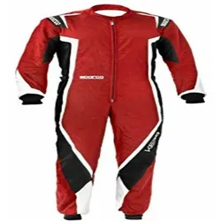 Monokarting Sparco K44 KERB Rot/Schwarz XL