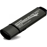 Kanguru Defender Elite300 - 512GB - FIPS 140-2 Lev (512 GB, USB 3.2), USB Stick, Schwarz