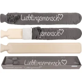 Zentrada Schlauch-Wärmflasche, Lieblingsmensch