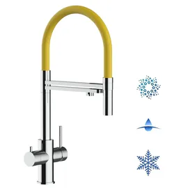 VIZIO 5 Wege Wasserhahn Einhebelmischer Gelb