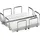 APS Serviettenhalter WIRE silber, 1 St.