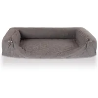 Knuffelwuff Hundebett Yona Orthopädisch Sofaschutz Velours 100 x 65cm
