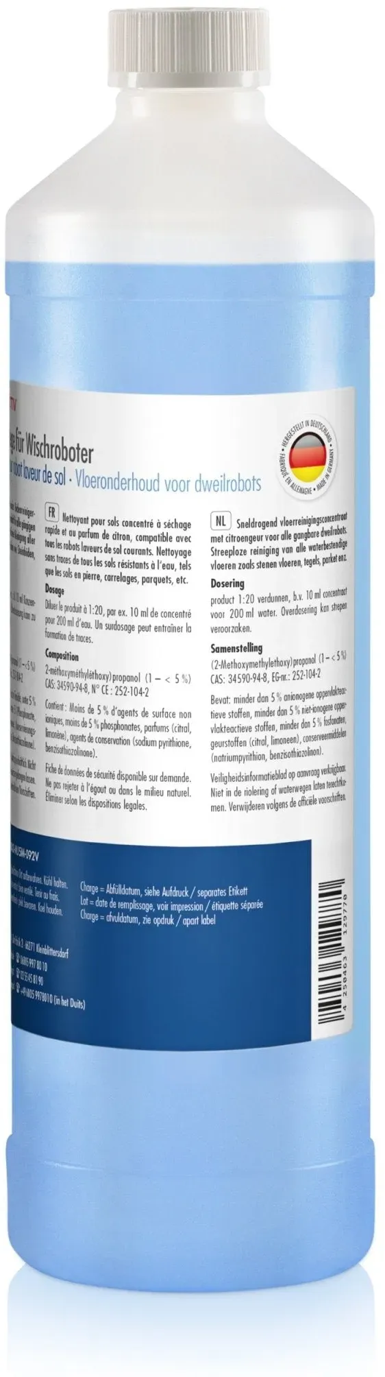 6x 1 L  Nettoyant sol pour robots laveurs