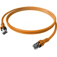 EasyLan CPP1OOAOAO0010 - Cat.6a Patchkabel, DualBoot, PushPull, S/FTP, orange,