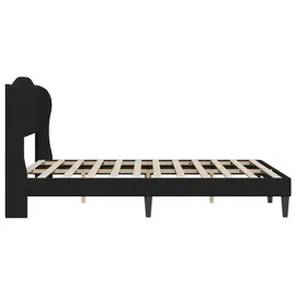 vidaXL 160 x 200 cm Schwarz