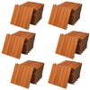 Holzfliesen FSC®-zertifiziertes Akazienholz 6m2 Fliese 30x30cm