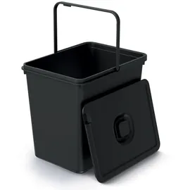 Prosperplast Abfalleimer 23 l Schwarz