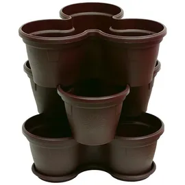 ENGELLAND Blumenständer 43,5 x 47 x 46 cm Braun