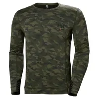 HELLY HANSEN Unterhemd Lifa MERINO Crewneck Camo 4XL