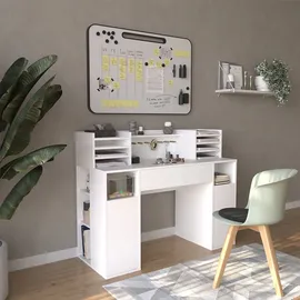 Vicco Schreibtisch Basteltisch XL Weiß