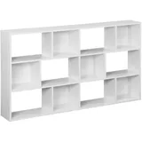 sweeek - Bücherregal 3 Regale, 12 Aufbewahrungsfächer