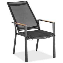 Niehoff Palos Flex Hochlehner 60 x 73 x 110 cm anthrazit/schwarz