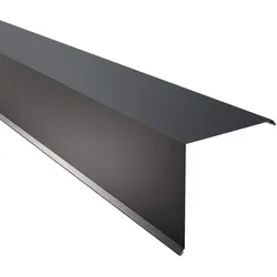 Alu-Ortgangwinkel | Aluminium 0,7 mm | Beschichtung 25 μm | glatt