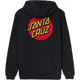 Santa Cruz Hoodie "Classic Dot Chest Hood" in Schwarz | Gr.: L