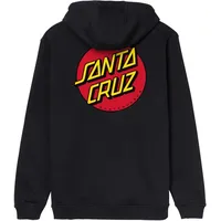 Santa Cruz Hoodie "Classic Dot Chest Hood" in Schwarz | Gr.: L