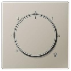 Jung Abdeckung für Thermostat (Edelstahl)