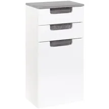 Held Möbel »Siena«, BxHxT: 40 x 79 x 27 cm, - weiss