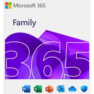 Office 365 Family | Jahreslizenz | 6 Benutzer | Immer die neueste Version