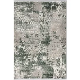 Schöner Wohnen Teppich "Vision 241", grün (dunkelgrün), B:160cm H:7mm L:230cm, Kunstfaser, Viskose, SCHÖNER WOHNEN-KOLLEKTION, Teppiche, Teppich, Viskoseteppich mit Glanz, Wohnzimmer