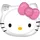 HELLO KITTY Floater 140 x 120 cm, mit aufblasbarer Schleife