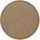 KADIMA DESIGN Küchenteppich Uni Robust Waschbar Strapazierfähig Terrasse Garten Rund Braun 200x200 cm OEKO-TEX Gekettelt – ORIANA von Kadima Design