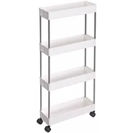 Songmics Nischenwagen weiß 40,0 x 12,5 x 88,0 cm