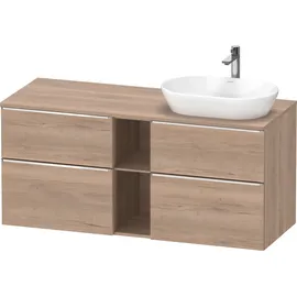 Duravit D-Neo Konsolenwaschtischunterschrank für Becken rechts mit 4 Auszügen und 2 coulissants, 2 tiroirs, 2 (140 x 55 x 66.40 cm)