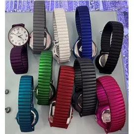 Excellanc Damenuhr mit Zugarmband, mattiertes Design,