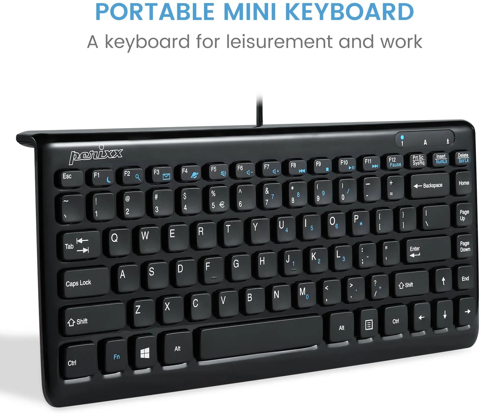 PERIBOARD-407 B - Kabelgebundene Minitastatur