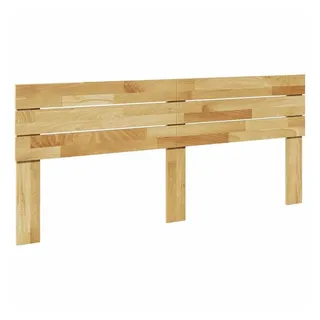 vidaXL Kopfteil 200 cm Massivholz Eiche,