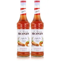 Monin Sirup Apple Pie 700ml - Cocktails Milchshakes Kaffeesirup (2er Pack)