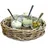 Loberon Tablett Duras, traditionelle Handwerkskunst, mit praktischen Griffmulden, stabil und Lange haltbar, Tischdekoration, Tischaccessoires, Rattan, braun