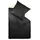 FLEURESSE Colours 009100 schwarz 155 x 220 cm + 80 x 80 cm