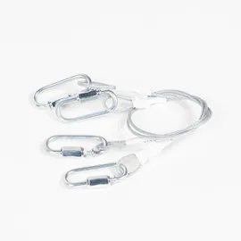 LINDBY Narima 1 LED rund silber/weiß