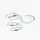 LINDBY Narima 1 LED rund silber/weiß