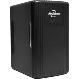 Koolatron Retro Mini Kühlschrank 6L 8 Dosen kleiner kühlschrank für Schlafzimmer Hautpflege beauty-minikühlschrank Lebensmittel Getränke Kosmetik Kinder Zuhause Auto & Reisen 12V Kühler/Wärmer Schwarz