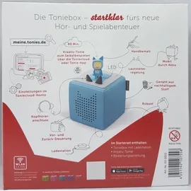 Tonies Toniebox Starterset hellblau mit Kreativ-Tonie