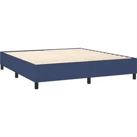 vidaXL Boxspringbett 180 x 200 cm Blau