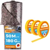 Malervlies 180g/m2 mit Anti-Rutsch-Beschichtung 1 x 25 m + 3x Goldband