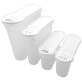 Buri Rival Schüttdosen-Set 1,3/2,4/4 Liter Aufbewahrungsdosen Vorratsdose Streudosen